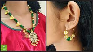 handmade jewellery design tamil diy
