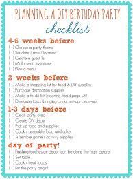 First Birthday Party Planner Checklist