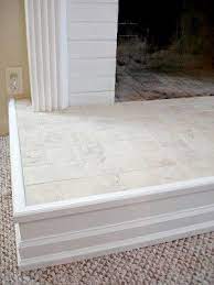 Trim Around With Tile On Hearth Diy