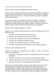 calam eacute o solution essay tips and guidelines for students to write solution essay tips and guidelines for students to write