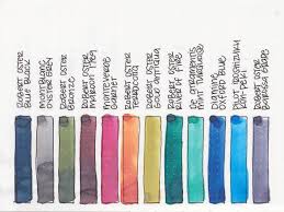 color coding ink palettes mountain