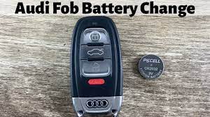 Audi Smart Key Fob Battery Replacement 2008 - 2017 A4 , A5 , A7 , A8 How To  Remove Replace Change - YouTube