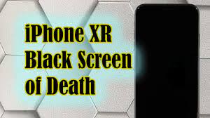 how to fix the iphone xr black screen