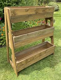 Three Tier Plant Boxes Planters Large