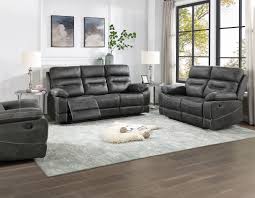 rudger manual reclining sofa gray