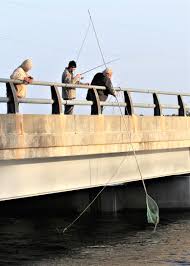 the guys on the island lake bridge sure