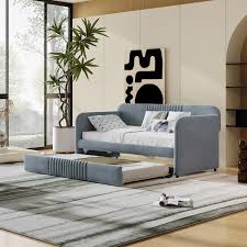 Upholstered Twin Size Daybed Sofa Bed