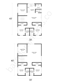 2 story barndominium floor plans