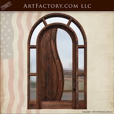 Modern Contemporary Door Curved Glass