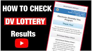how to check dv lottery results dv