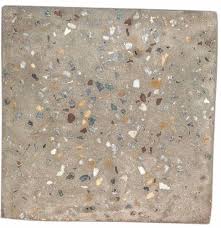 polished stone chips floor tile