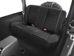 Jeep Wrangler Rear Fabric Seat Cover
