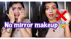 no mirror makeup challenge 2018