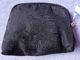 debenhams make up bag black with