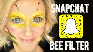 snapchat bee filter makeup face paint