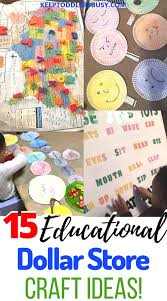 15 educational dollar craft ideas