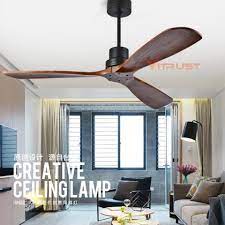 Industrial Vintage Ceiling Fan Without
