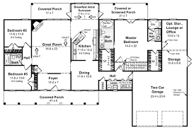 Plan 59028 Traditional Style With 3