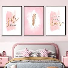 Teen Girl Bedroom Decoration Paintings