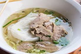 Vietnamese Pho Rice Noodle Soup With