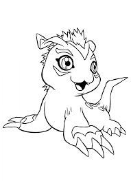 Choose your favorite coloring page and color it in bright colors. Digimon Coloring Page Picture Digimon Coloring Page Wallpaper