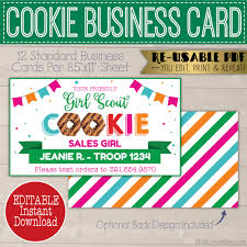editable scout business card