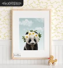 Panda With Flower Crown Instant