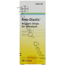 Keto Diastix Reagent Strips For Urinalysis Diabetes