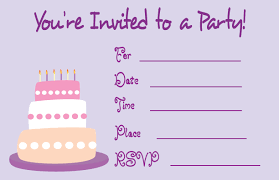 Picture Invitations For Birthday Invitation Birthday Card