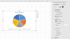 how to make a pie chart in excel under