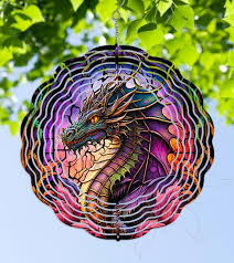 Colorful Dragon Dragons 3d Metal