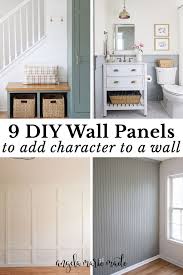 9 Easy Diy Wall Panels To Add Character