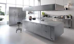 Copyright © kitchen cabinets corp. A Stainless Steel Kitchen Designed For At Home Chefs