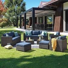 Check spelling or type a new query. Ovios Patio Furniture Deep Seat Wicker 12 Piece Set With Cushions Overstock 30892759
