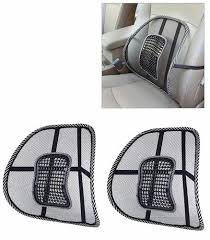 Back Rest With Lumbar Support Mesh