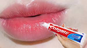 toothpaste on lips overnight