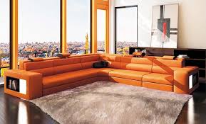 Cara L Leather Sofa Lounge Set