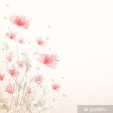 poster romantic flower background