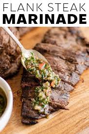 flank steak marinade the forked spoon