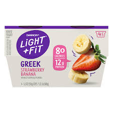fit greek yogurt strawberry banana