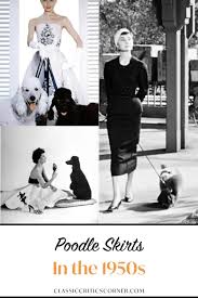 poodle skirts in the 1950s