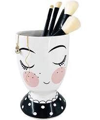 face planter pencil makeup brush cup