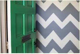 How To Paint A Chevron Wall Run To