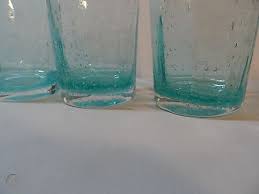 murano venini tag glass aqua lt blue