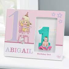 first birthday picture frame