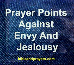 prayers against envy and jealousy