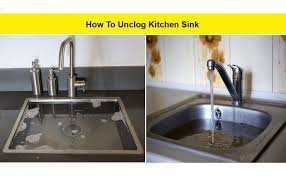 how to unclog a kitchen sink