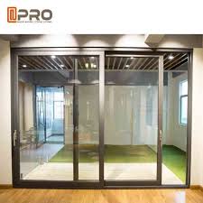 durable aluminium sliding glass doors
