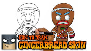 Explore origin 0 base skins used to create this skin. How To Draw Fortnite Gingerbread Skin Youtube