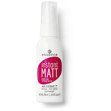 essence instant matt makeup setting